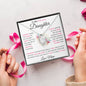 To My Precious Daughter- Love Mom | Pink | Forever Love Necklace