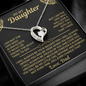 To My Daughter | Always My Little Girl -- Love, dad | Forever Love Necklace