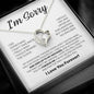 I Am Sorry| I Did Something I Can't Take Back | Wth Blk | Forever Love Necklace