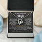 To My Beautiful Wife | Always & Forever | Forever Love Necklace