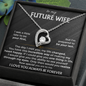 Beautiful Future Wife | The Day I Met You | Forever Love Necklace | Blk