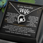 To My Beautiful Wife | Always & Forever | Forever Love Necklace