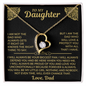 To My Daughter | Always My Little Girl -- Love, dad | Forever Love Necklace