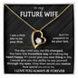 Beautiful Future Wife | The Day I Met You | Forever Love Necklace | Blk