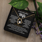 To My Beautiful Wife | Always & Forever | Forever Love Necklace