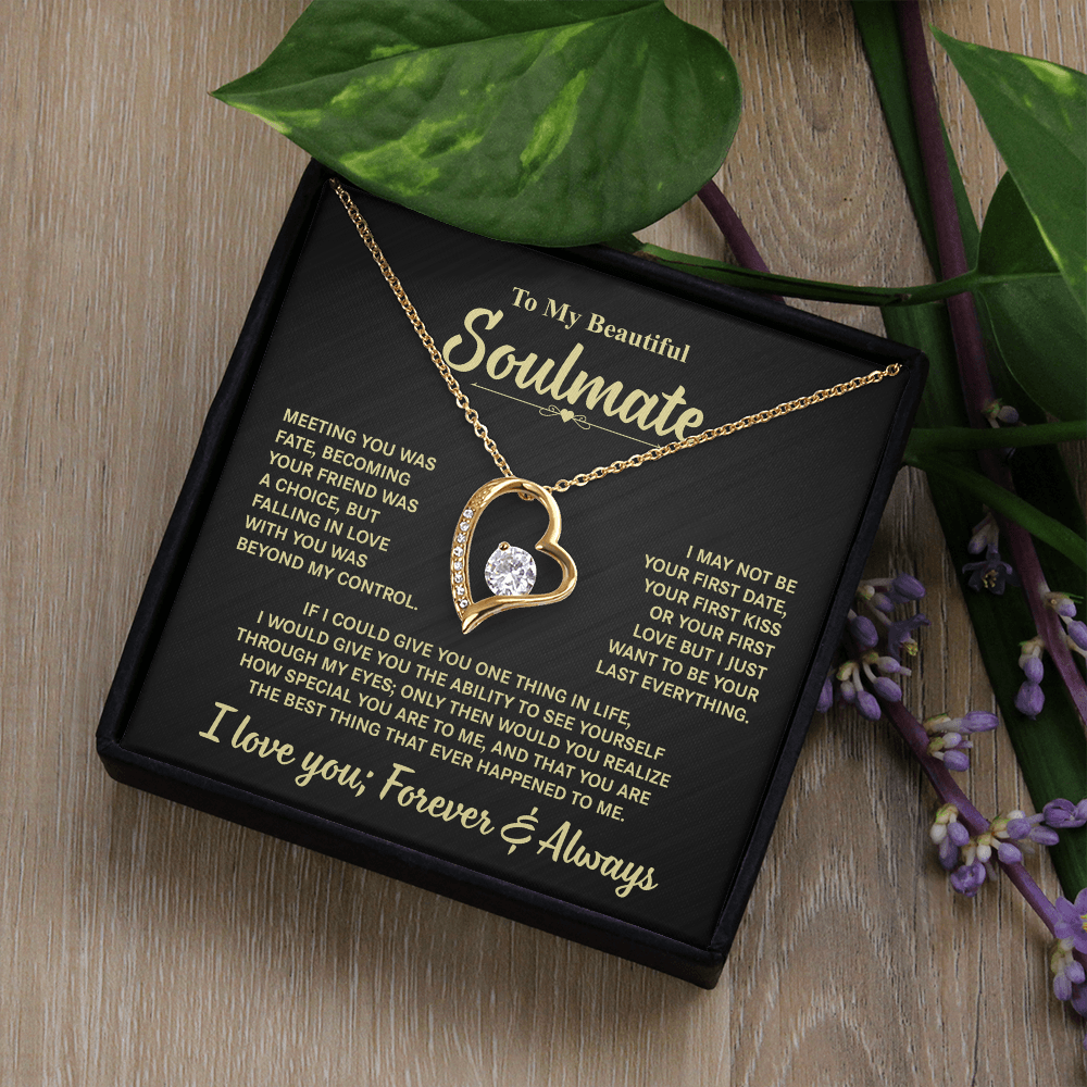 To My Beautiful Soulmate | Forever Love Necklace