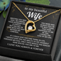 To My Beautiful Wife | Always & Forever | Forever Love Necklace