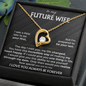 Beautiful Future Wife | The Day I Met You | Forever Love Necklace | Blk