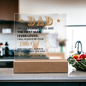 Dad Never Forget You are the First Man I Loved | Acrylic Square Plaque