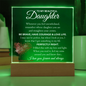 To My Beautiful Daughter | Perfectly Right | Acrylic Plaque