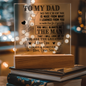 To My Dad | You Will Always Be The Man | Square Acrylic Plaque