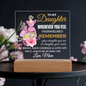 To My Daughter | Whenever You Feel Overwhelmed | Always My Baby Girl | Acrylic Plaque