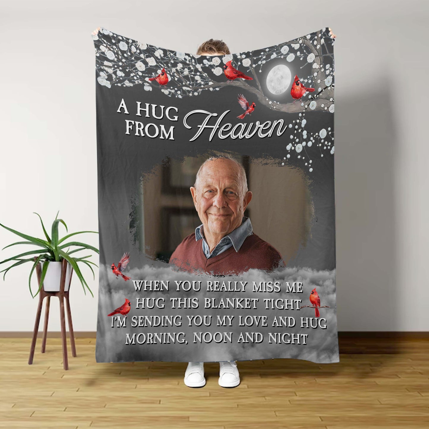 Cozy Fleece Blanket - A Hug From Heaven