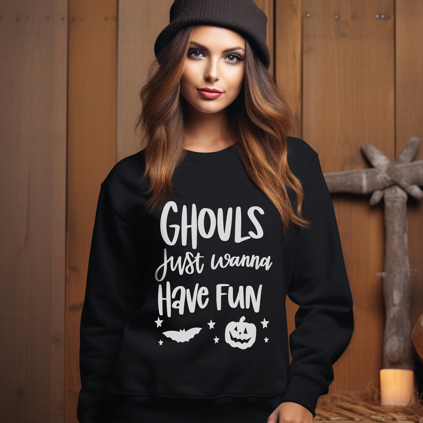 Gouls wanna have fun Crewneck Pullover Sweatshirt