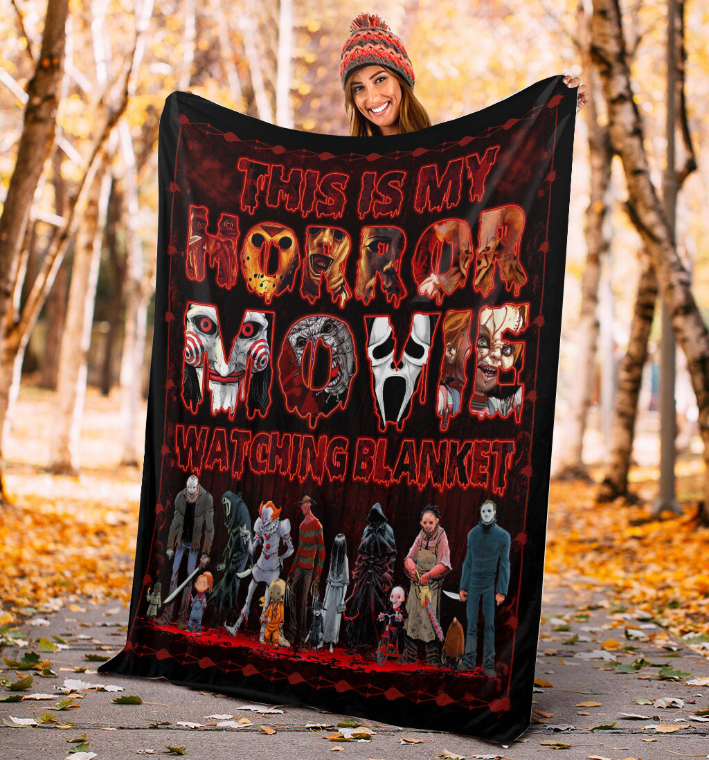 Horror Movie Fleece Blanket - 50x60