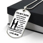 TO MY SON - Love Mom