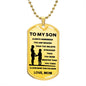 TO MY SON - Love Mom