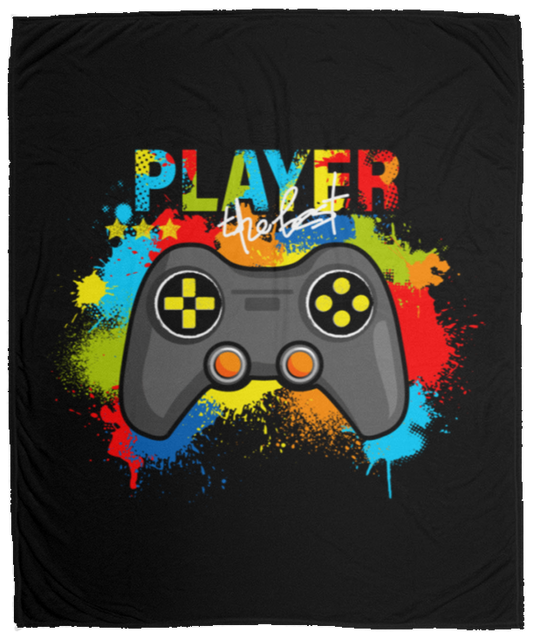 Player Game Control -Fleece Blanket - 50x60