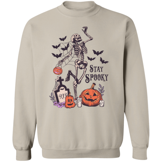 Crewneck Pullover Sweatshirt-- Stay Spoooky