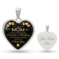 Mom Heart Necklace