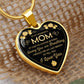 Mom Heart Necklace