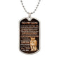 To My Son- Never Forget I luv You Lion and Cub- Mom