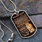 To My Son- Never Forget I luv You Lion and Cub- Mom