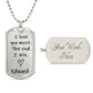 Love you the most- Dog Tag
