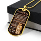 To My Son- Never Forget I luv You Lion and Cub- Mom