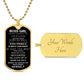 Boss Girl Dog Tag