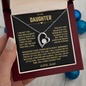 To My Daughter | Not Dad Who Always Gets It Right | love and Protect | Alluring Necklace