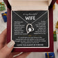 To My Beautiful Wife | Meeting You was Fate | Blk Forever Love Necklace