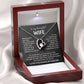 To My Beautiful Wife | Meeting You was Fate | Blk Forever Love Necklace
