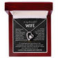To My Beautiful Wife | Meeting You was Fate | Blk Forever Love Necklace