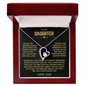 To My Daughter | Not Dad Who Always Gets It Right | love and Protect | Alluring Necklace