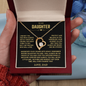 To My Daughter | Not Dad Who Always Gets It Right | love and Protect | Alluring Necklace