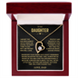 To My Daughter | Not Dad Who Always Gets It Right | love and Protect | Alluring Necklace
