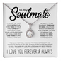 To My Soulmate | I May Not Be Your First| The Day I Met You | Eternal Hope Necklace