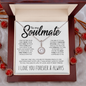 To My Soulmate | I May Not Be Your First| The Day I Met You | Eternal Hope Necklace