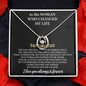 To The Woman Who Changed My Life | Lucky In Love Necklace