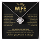 To My Wife | I Am Not Perfect, I Make You Mad | Love Necklace