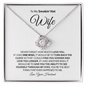 To My Smokin' Hot Wife | Love Knot Necklace | Wte