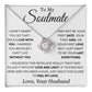 Soulmate I Didn't Marry You-- Squeezed This Necklace