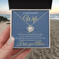 Beautiful Wife | All That I  Will Need | Love Knot Necklace