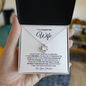 To My Smokin' Hot Wife | Love Knot Necklace | Wte