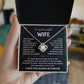 To My Beautiful Wife | Meeting You was Fate | Love Knot Necklace
