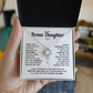 To My Bonus Daughter | Love Knot Necklace