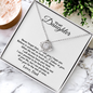 To My Daughter | Never Forget I Love You | Love Dad | Love Knot Necklace