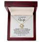 To My Smokin' Hot Wife | Love Knot Necklace | Wte
