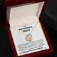 To My Boyfriends Mom | Thank You | Love Knot Necklace